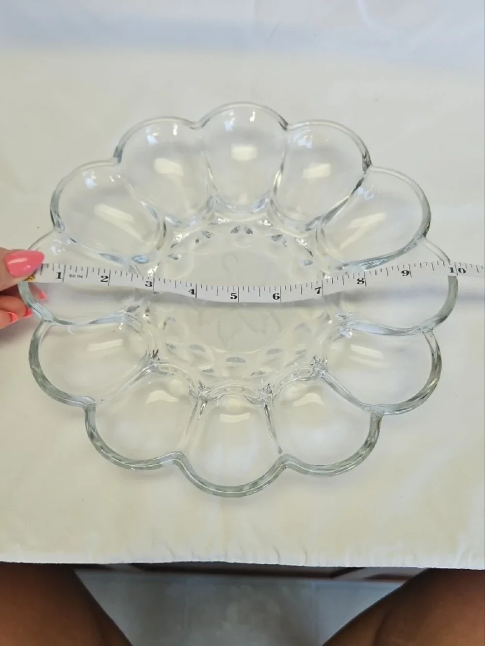 Princess House Fantasia Devilled Egg Tray.